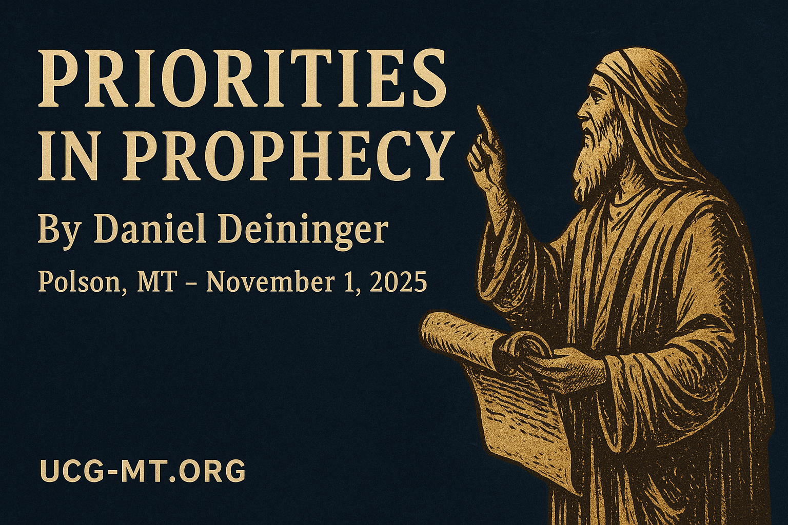 Priorities in prophecy